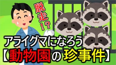 アライグマになろう【動物園の珍事件】　 background image